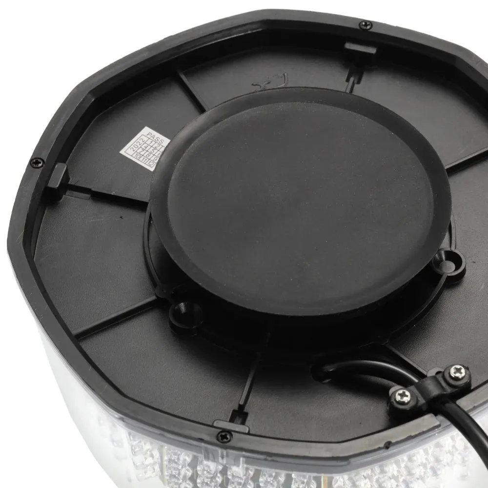 Auxbeam 240 LED Emergency Warning Rotating Strobe Beacon Light With Magnetic Base For 12V Vehicle Cars Truck Snow Plow