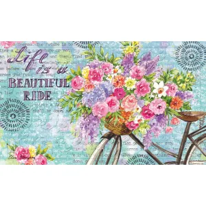 Beautiful Ride Embossed Floor Mat,41em2366
