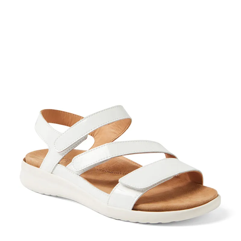 BOYDE XW - WHITE PATENT LEATHER -WHITE SOLE