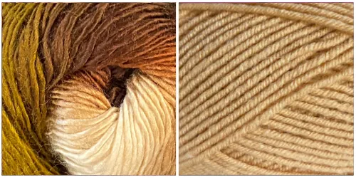 BUTTERSCOTCH   COLEUS Embossed Natura Gloves KIT