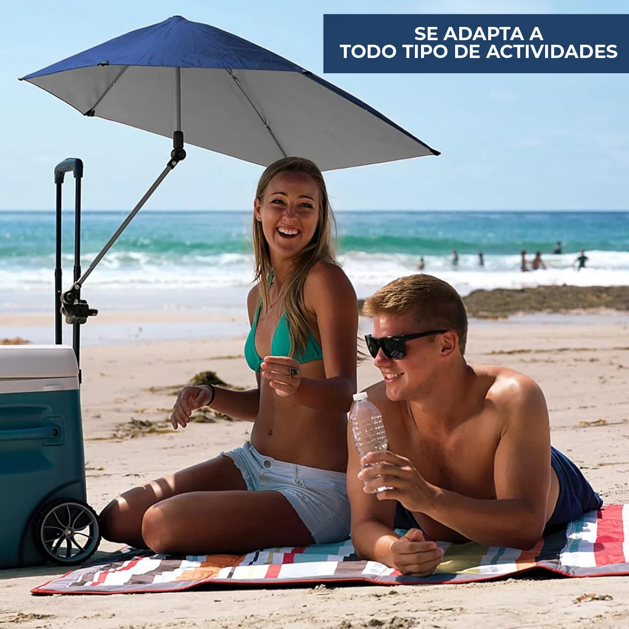 Combo Silla Mochila Mehuin   Quitasol Portátil Sundu