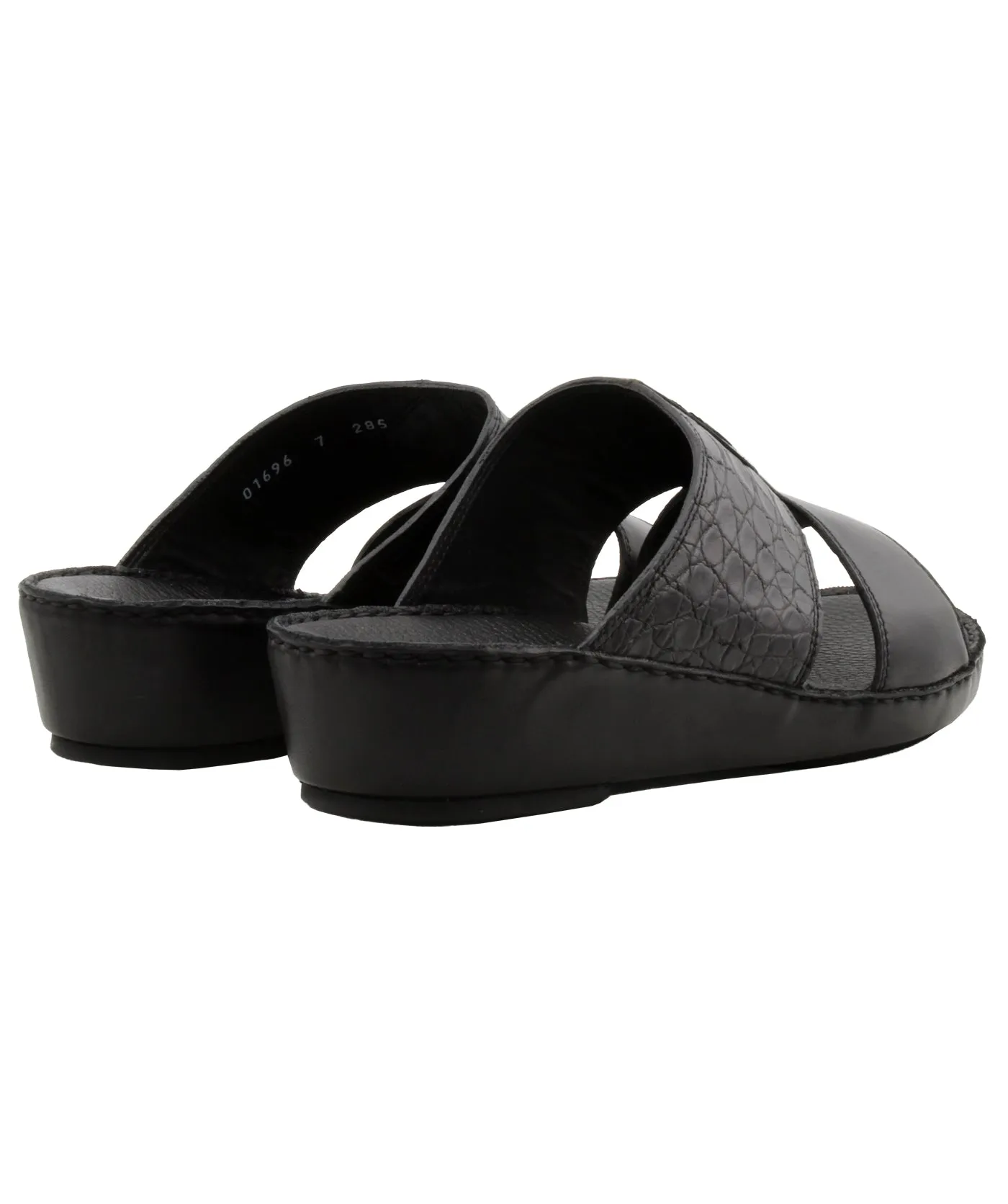 Croco Sport Napa Calf Leather Sandals