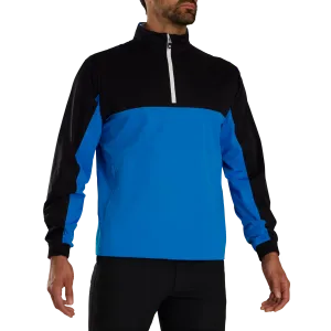 Footjoy Men's HydroKnit Pullover - BLACK / BLUE