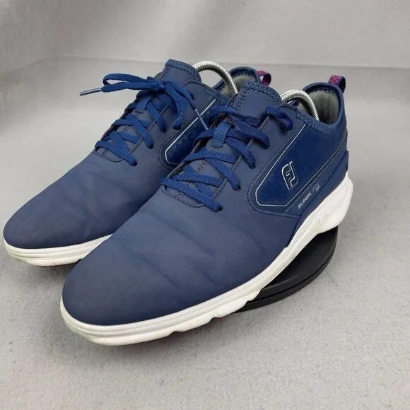FootJoy Superlites XP Spikeless Golf Shoes Blue Size 9.5