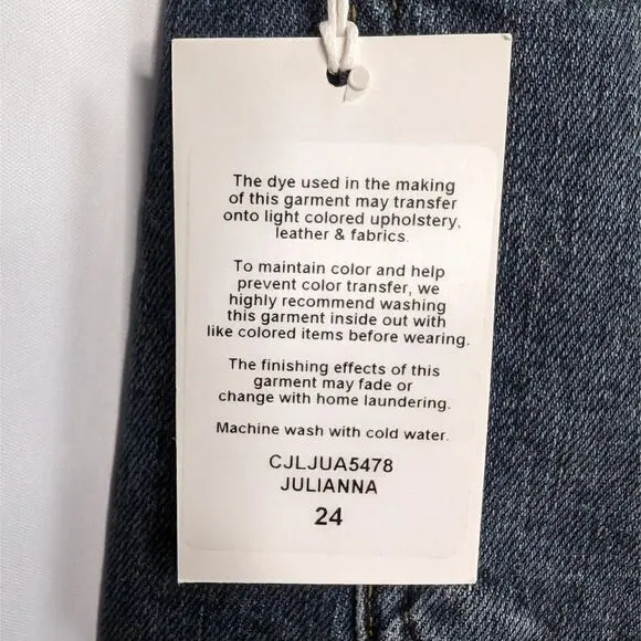 Joe's Jeans The Milla Jean High Rise Straight Ankle &amp; Cropped Size 24