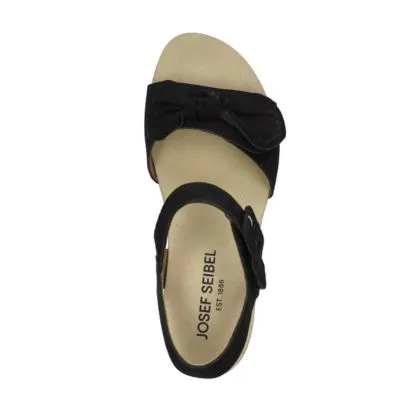 Josef Seibel Grace 11 Black High Heeled Women's Sandals