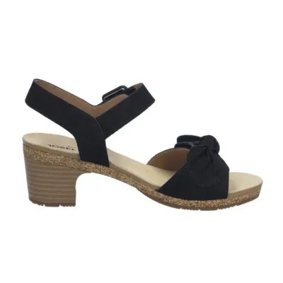 Josef Seibel Grace 11 Black High Heeled Women's Sandals