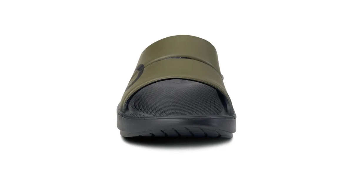 OOFOS Unisex OOahh Sport Slide Sandal - Tactical Green