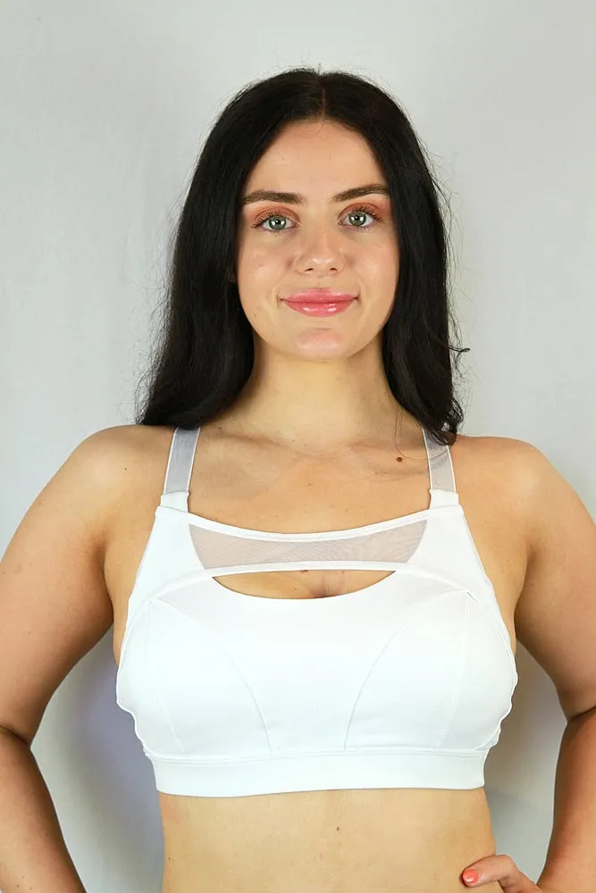 Rarr Maddox Mesh Sports Bra – Blue