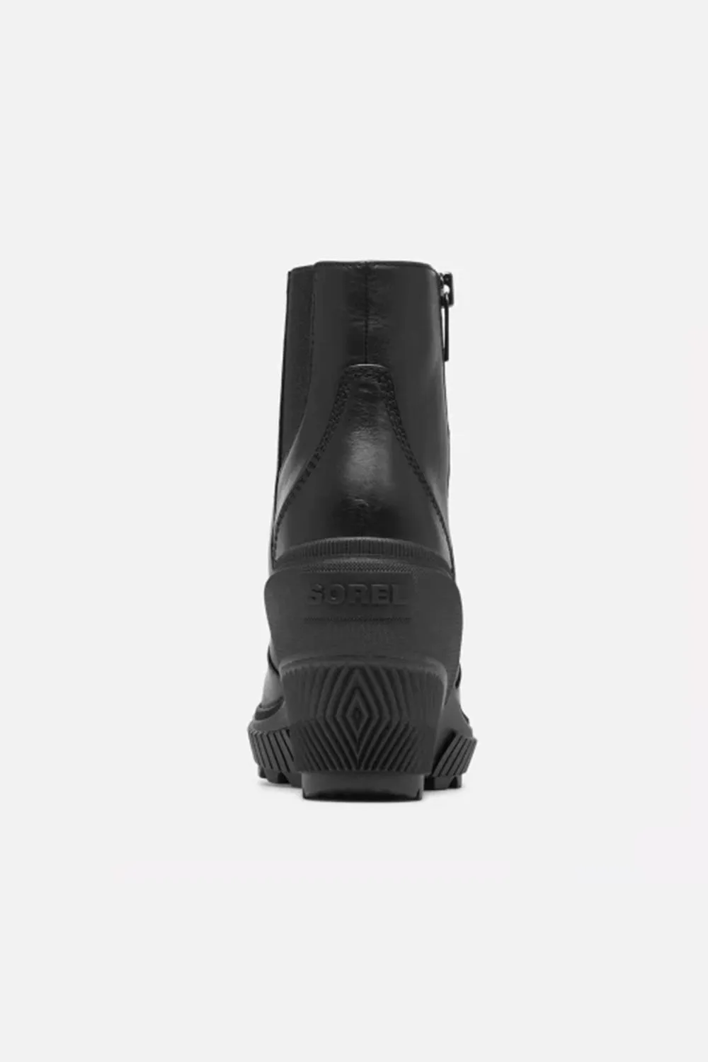 Sorel ONA Ave Zip Wedge Booties for Women in Black | 2103611-010