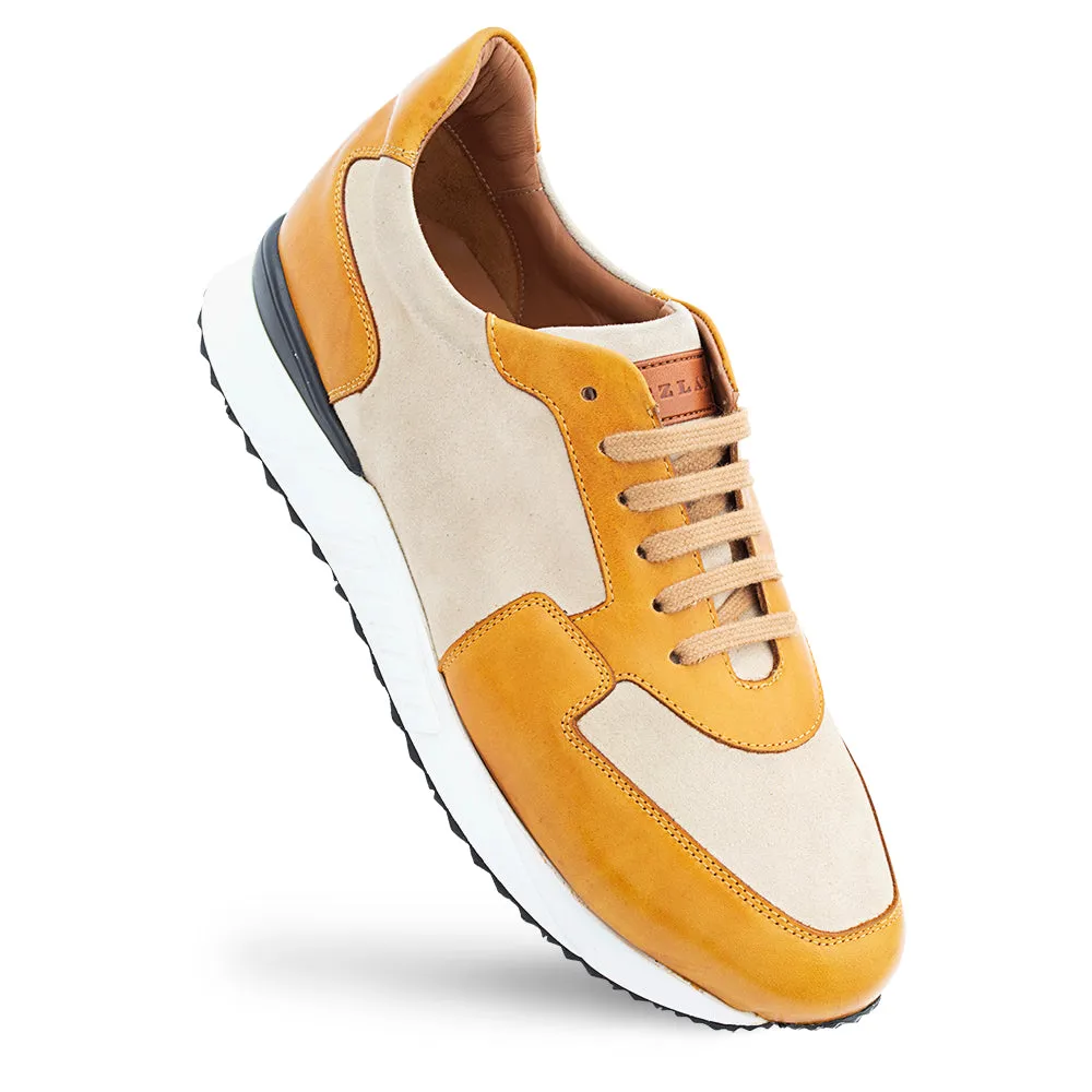 Suede/Calf Sport Sneaker