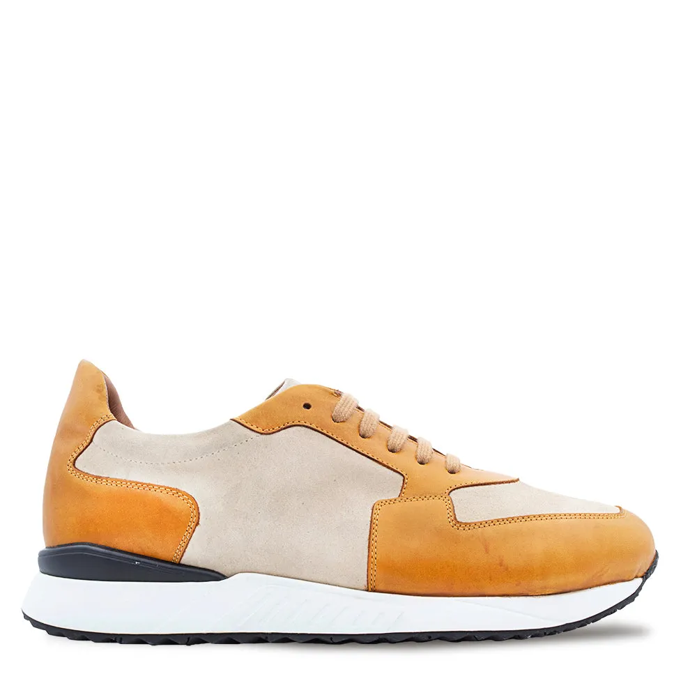Suede/Calf Sport Sneaker