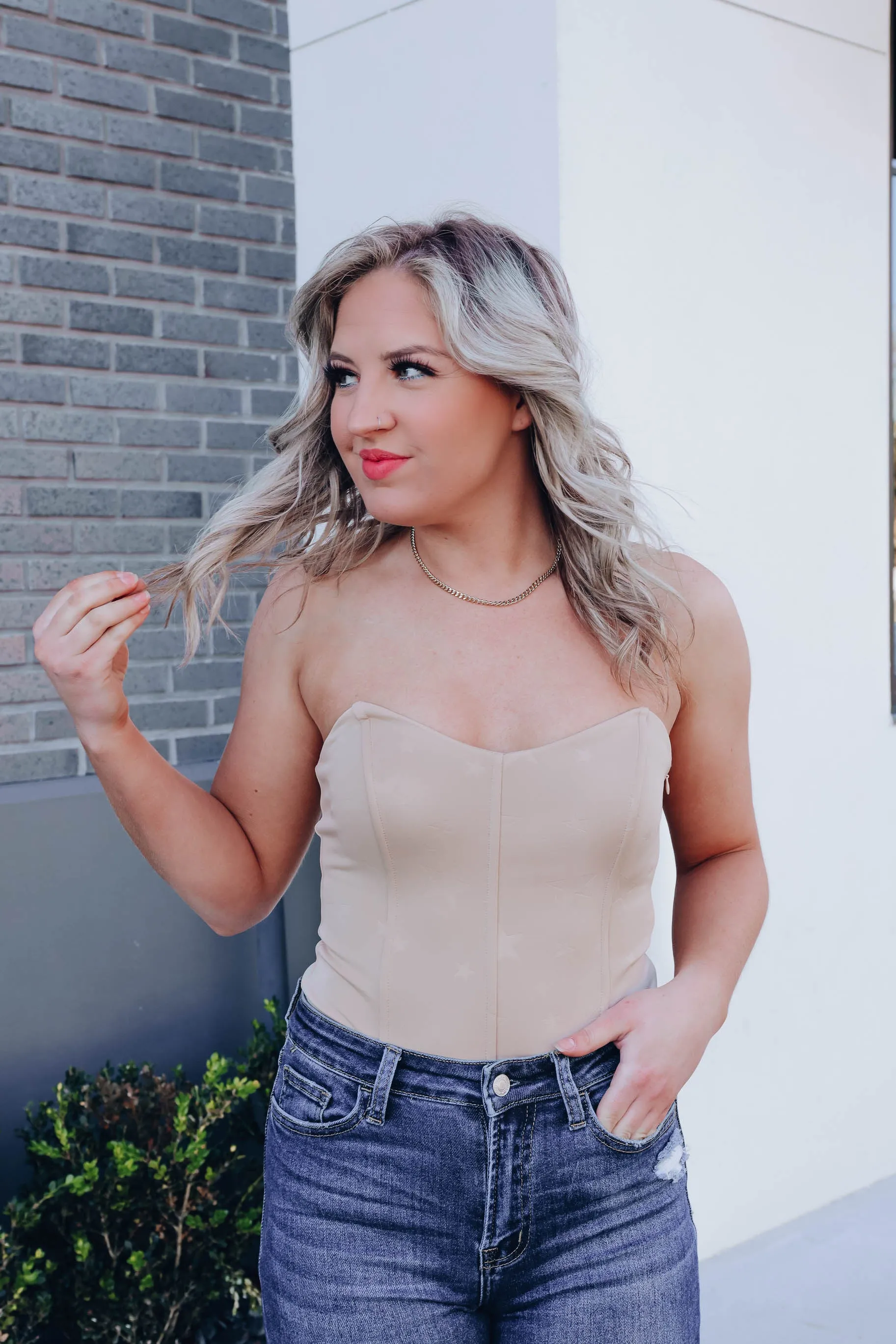 Sweetheart Star Bustier Bodysuit