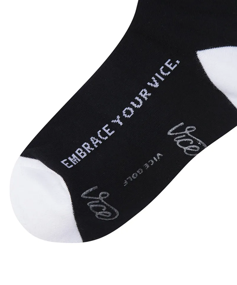Vice Golf Atelier Women's Color Point Crew Socks - 3 Colors