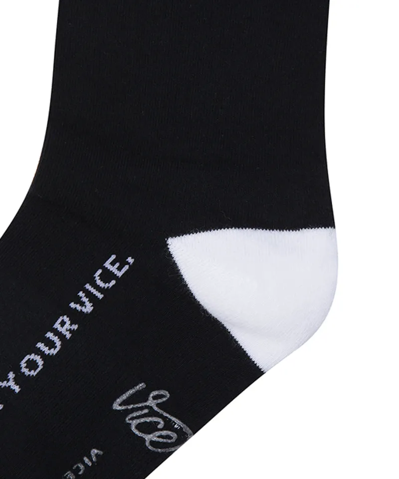 Vice Golf Atelier Women's Color Point Crew Socks - 3 Colors