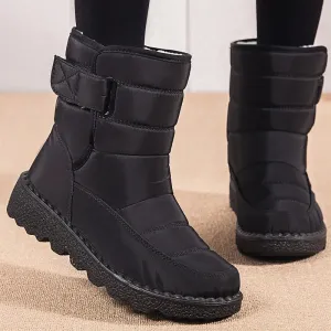 Women's Boots Super Warm Winter Boots With Low Heel & Platform Snow Boots Non Slip Rubber Soles Short Boots