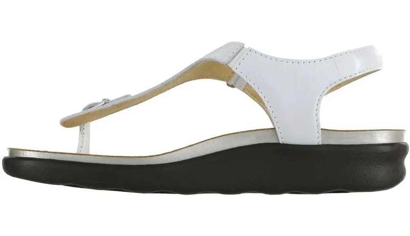 Women's Marina T-Strap Sandal in Pearl White