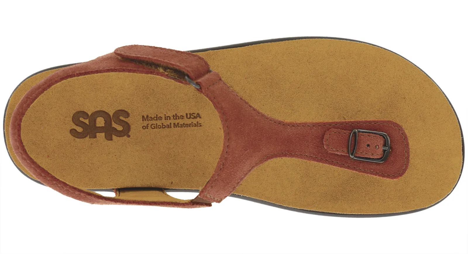 Women's Marina T-Strap Sandal in Rust