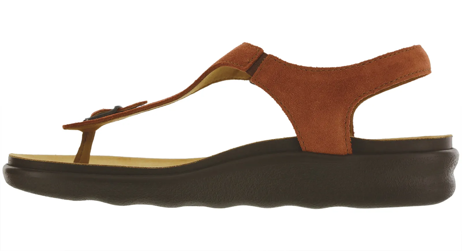 Women's Marina T-Strap Sandal in Rust