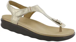 Women's Marina T-Strap Sandal in Shiny Gold