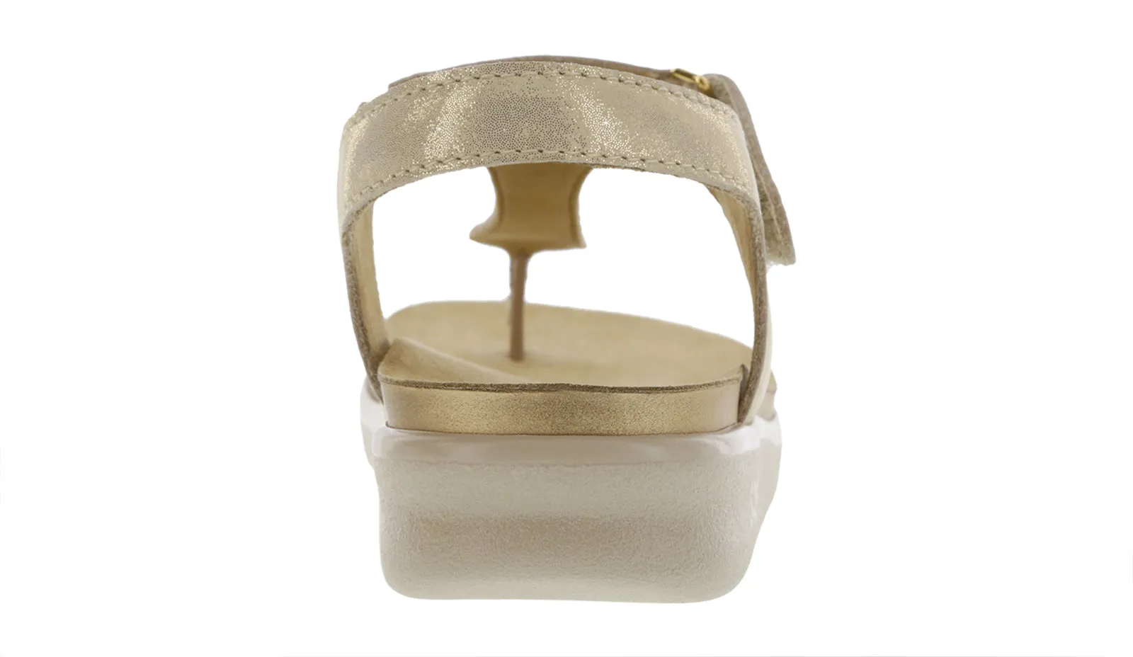 Women's Marina T-Strap Sandal in Soft Gold