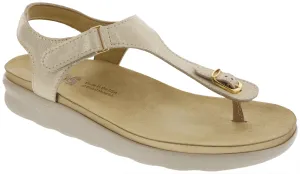 Women's Marina T-Strap Sandal in Soft Gold