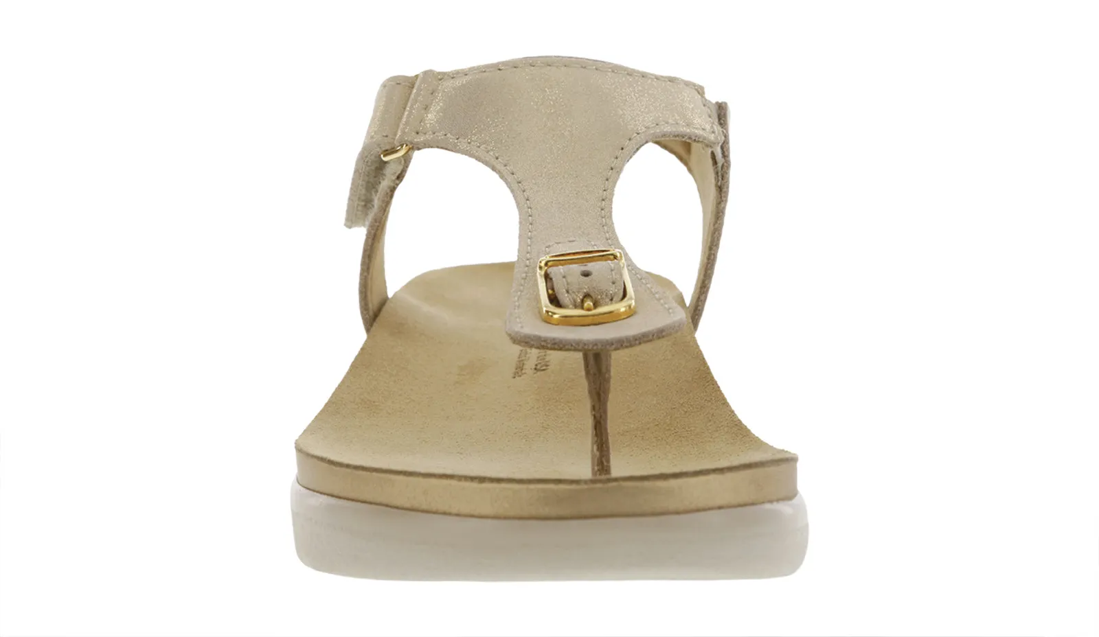 Women's Marina T-Strap Sandal in Soft Gold